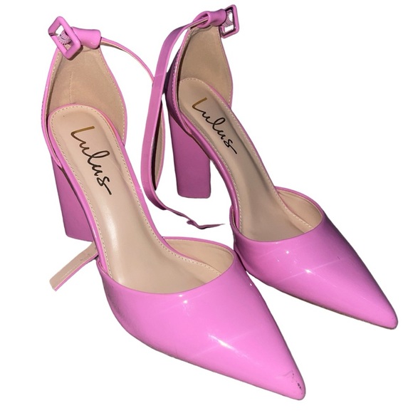 Pink Lulus Heels🎀🫶🏽 - Picture 1 of 4